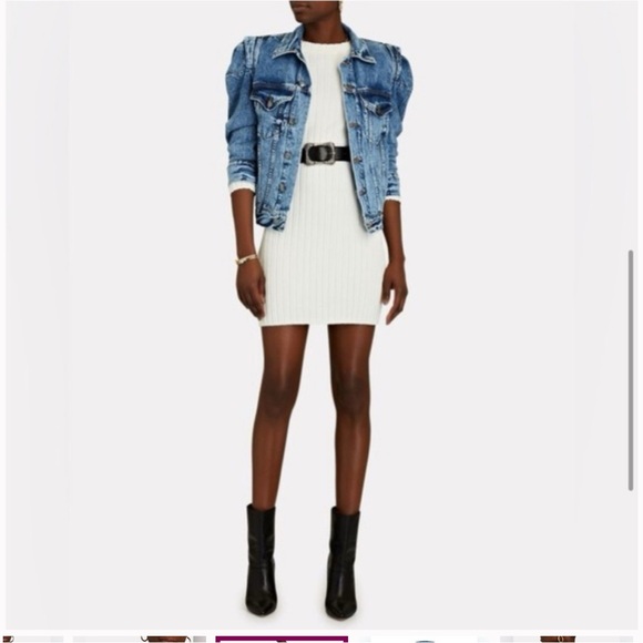 Frame Rosette Puff Sleeve Jacket - Picture 3 of 10